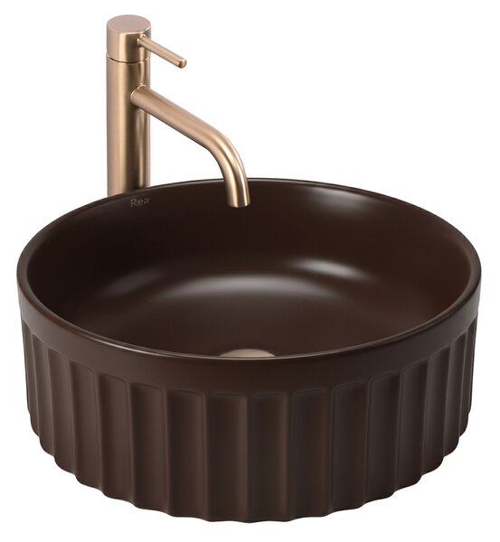 Lavoar pe blat DUO Espresso Matt