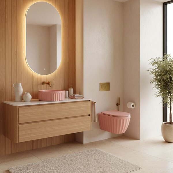 Lavoar pe blat DUO Sweet Pink Matt