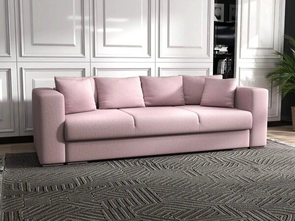 Canapea extensibilă dumonde cu ladă de depozitare Gloria Enjoy Flamingo 240x100 cm