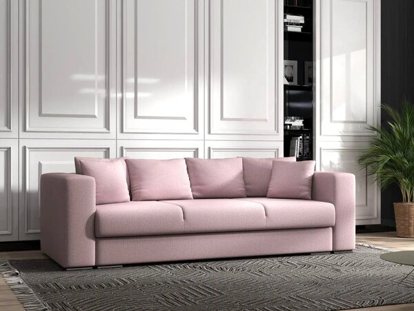 Canapea extensibilă dumonde cu ladă de depozitare Gloria Enjoy Flamingo 240x100 cm