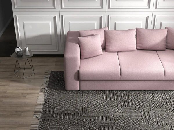 Canapea extensibilă dumonde cu ladă de depozitare Gloria Enjoy Flamingo 240x100 cm