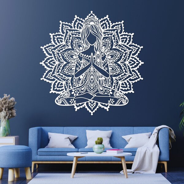 Decor de perete mandala din lemn | SERENITAS