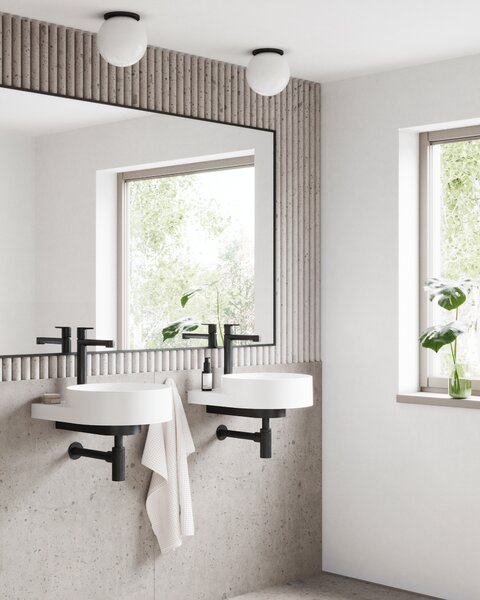Ravak Yard consolă 34.1x34.1x7 cm alb X01775