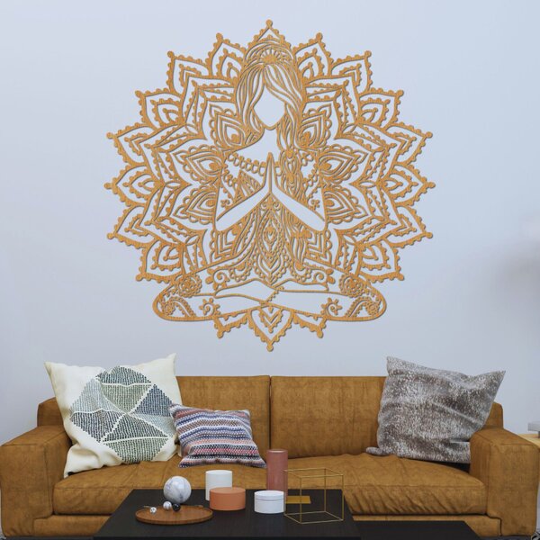 Decor de perete mandala din lemn | SERENITAS