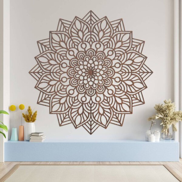 Mandala de lemn pe perete | LAFET