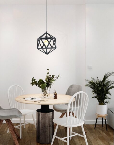 Eglo 49761 - Lampa suspendata EMBLETON 1xE27/60W/230V