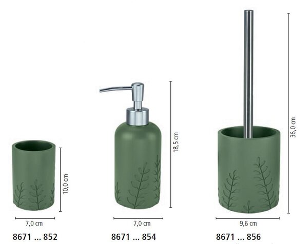 Kleine Wolke Brace pahar pentru periuta de dinti verde 8671612852