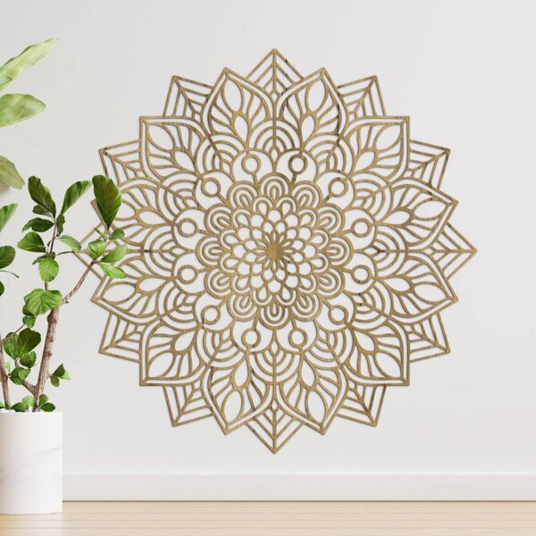 Mandala de lemn pe perete | LAFET