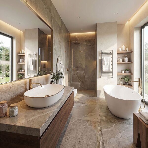 Lavoar de blat Rea CLEO White Gold Edge