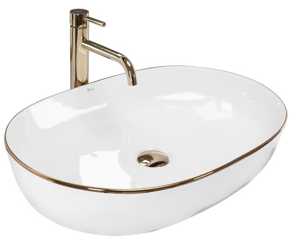 Lavoar de blat Rea CLEO White Gold Edge