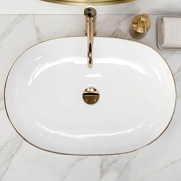 Lavoar de blat Rea CLEO White Gold Edge