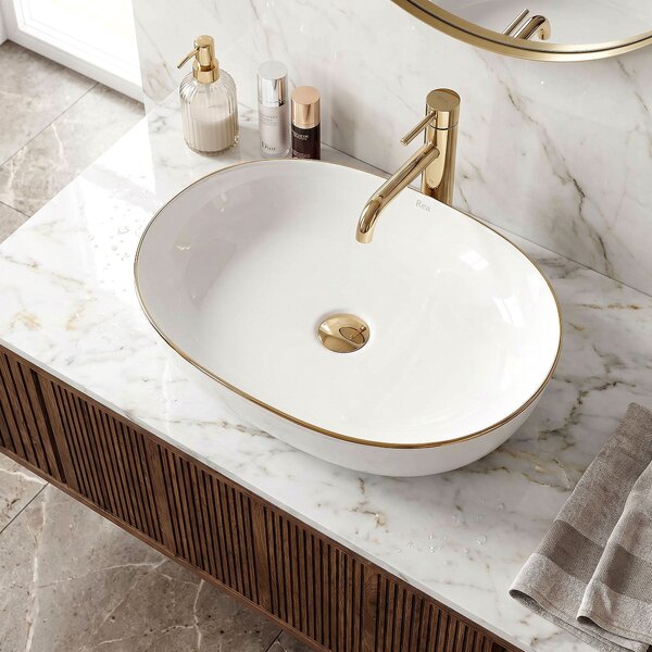 Lavoar de blat Rea CLEO White Gold Edge
