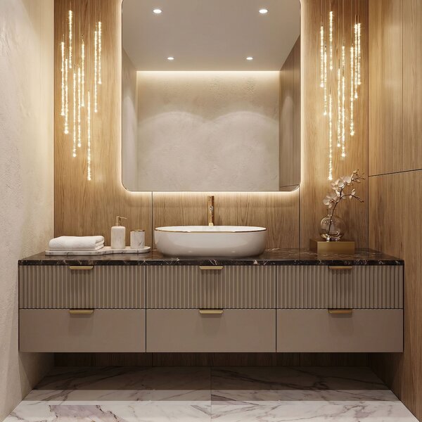 Lavoar de blat Rea CLEO White Gold Edge