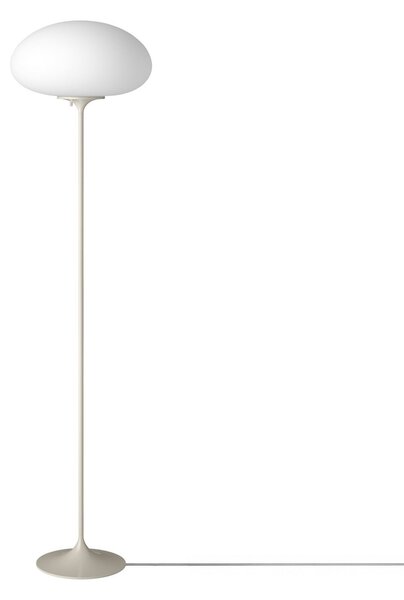 GUBI Lampadar Gubi Stemlite, gri pietricel, înălțime 150 cm, dimabil, reglabil, Gri, Camera de zi / sufragerie, Metal, Design