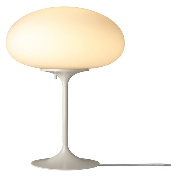 GUBI Lampa de masă Gubi Stemlite, gri pietricel, înălțime 42 cm, dimabil, reglabil, Gri, Camera de zi / sufragerie, Metal, Design