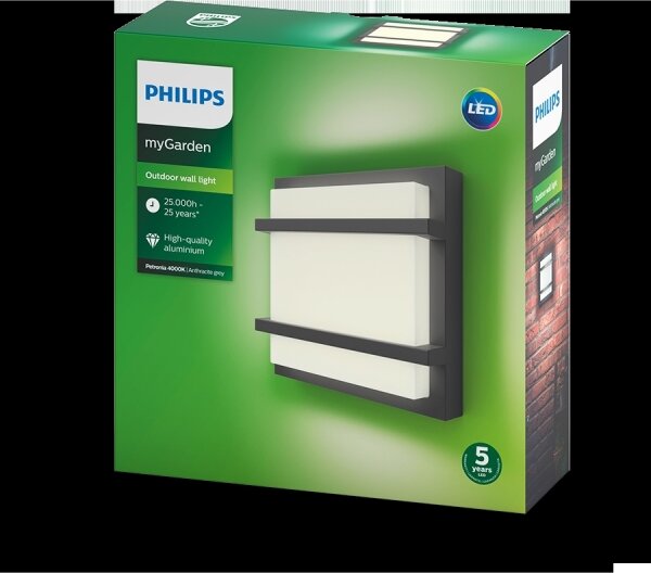 Aplică LED de exterior PETRONIA LED/12W IP44 Philips 17394/93/P3