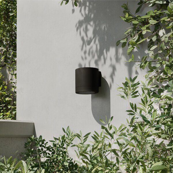 Philips Lampă de exterior Fylx, negru, metal, IP44, GU10, reglabil, Negru, Aluminiu
