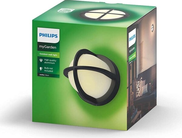 Philips 17380/30/PN - Aplica perete exterior MYGARDEN ASTILBE 1xE27/42W/230V