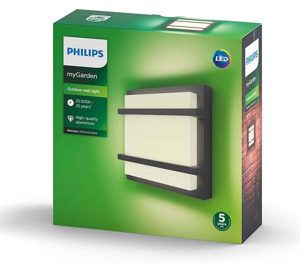 Aplică LED de exterior PETRONIA LED/12W IP44 Philips 17394/93/P0