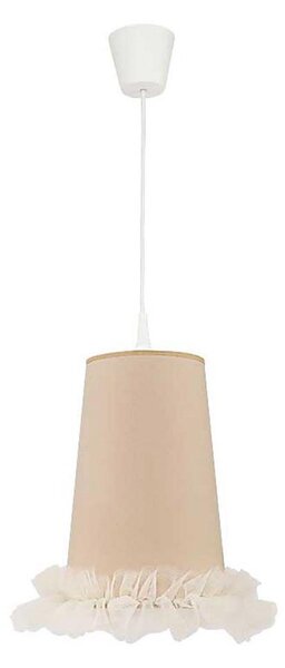 Lustră pe cablu pentru copii Duolla BALLET 1xE27/40W/230V d. 21 cm bej