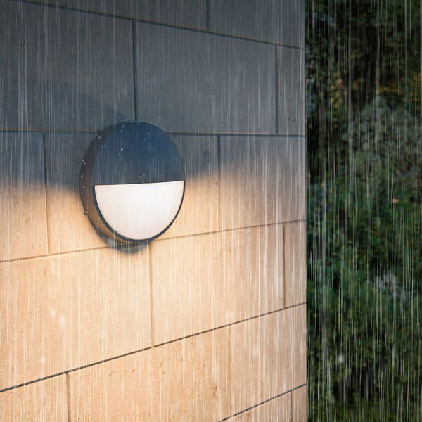 Philips Lampa de perete pentru exterior cu LED Capricorn UE, antracit, IP44, Gri, Aluminiu