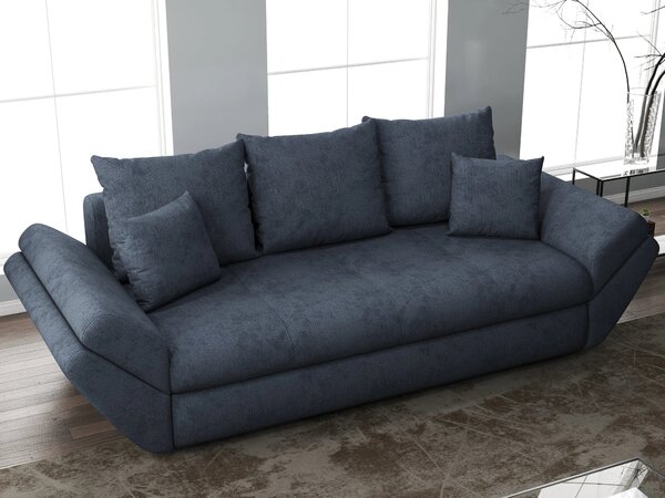 Canapea extensibilă dumonde cu ladă de depozitare Loana Enjoy Antracit 250x100 cm