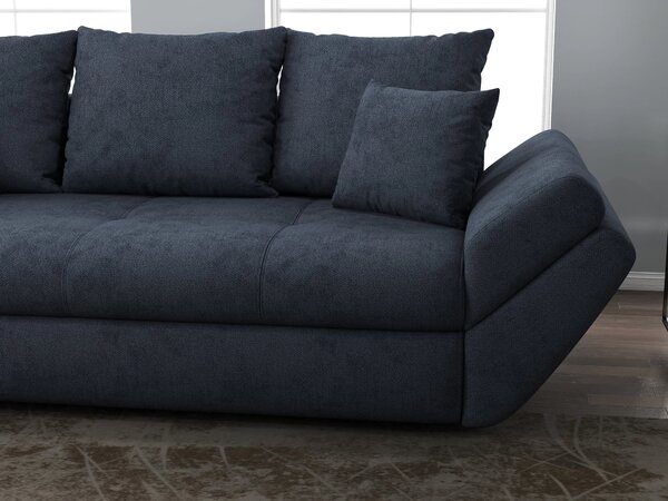 Canapea extensibilă dumonde cu ladă de depozitare Loana Enjoy Antracit 250x100 cm