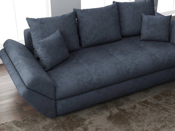 Canapea extensibilă dumonde cu ladă de depozitare Loana Enjoy Antracit 250x100 cm