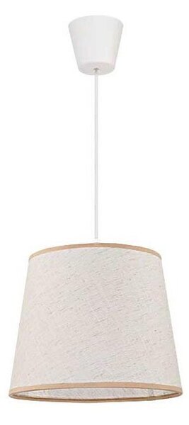 Lustră pe cablu Duolla SOLO 1xE27/40W/230V d. 24 cm bej deschis