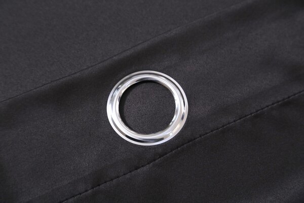 2x draperie neagra OXFORD 140x250 cm