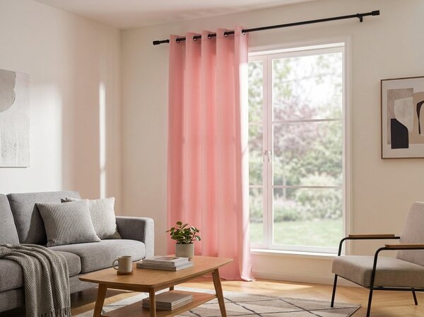 Draperie OXFORD LIGHT 140x250 cm, roz Agatat: Rejansa