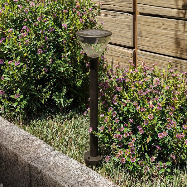 Philips Lampa solară de alee cu LED Kyna, negru, senzor, IP44, Negru, Plastic