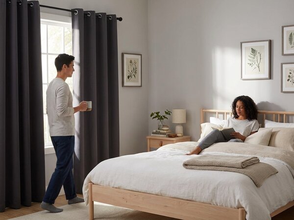 Draperie neagra OXFORD 140x250 cm Agatat: Rejansa