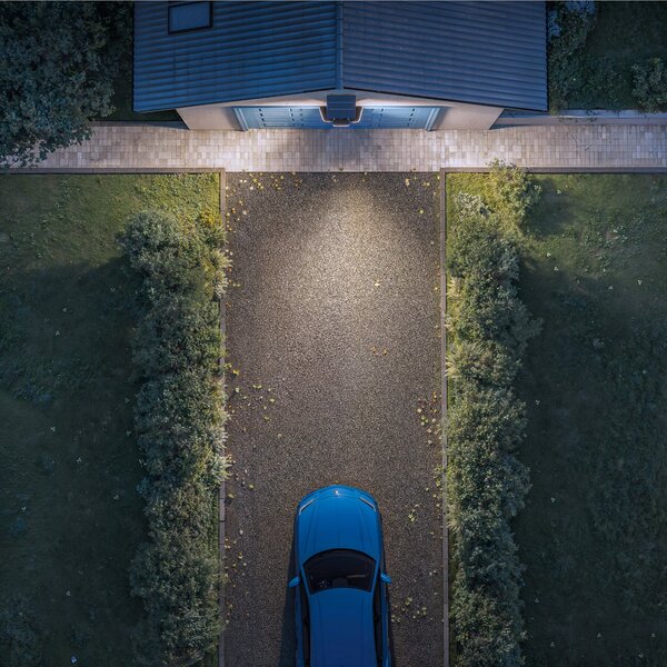Philips Lampa solară cu LED Zyren, negru, 5.000 K, senzor, IP65, Negru, Plastic