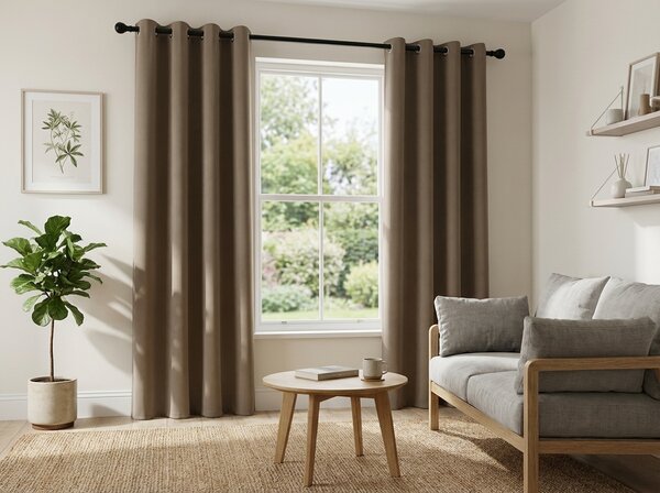 Draperie bej OXFORD 140x250 cm Agatat: Inele metalice