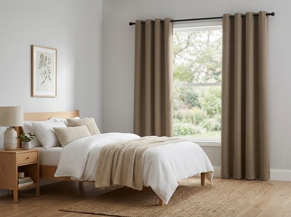 Draperie bej OXFORD 140x250 cm Agatat: Inele metalice