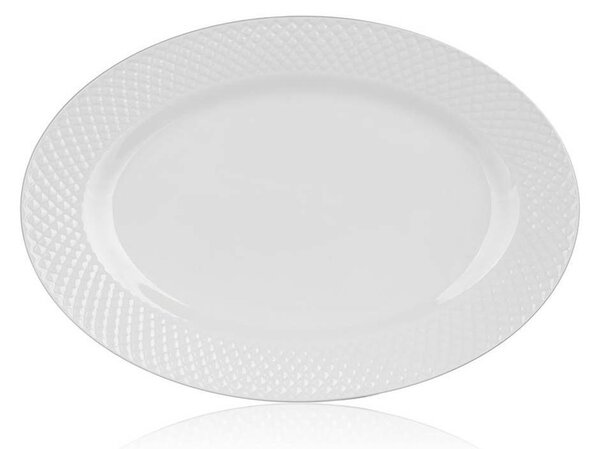 Farfurie ovală Banquet DIAMOND LINE, 34,5 x24,2 cm