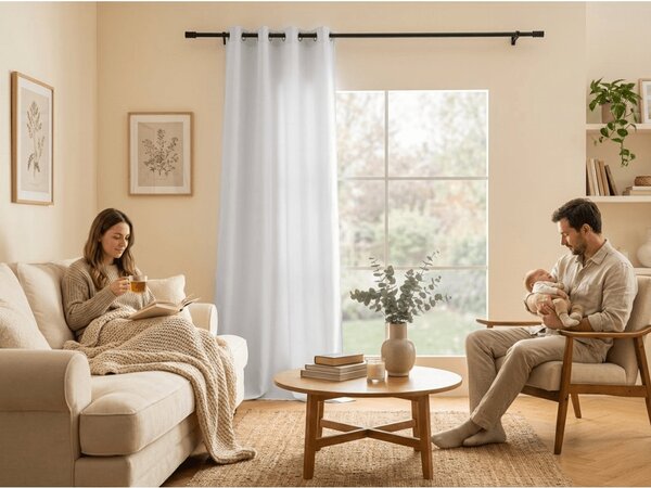 Draperie OXFORD LIGHT 140x250 cm, alb Agatat: Rejansa