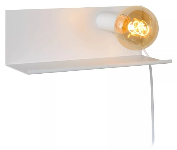 Lucide 06218/01/31 - Aplică perete SEBO 1xE27/40W/230V alb