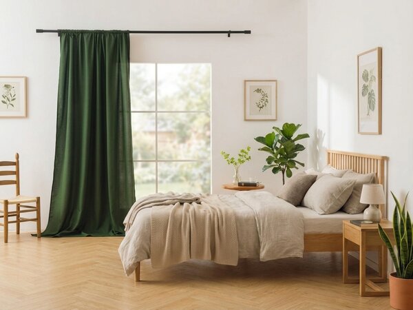 Draperie OXFORD LIGHT 140x250 cm, verde inchis Agatat: Rejansa