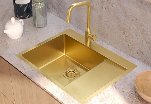 Quadron Russel chiuveta din otel 62x48 cm cupru HB7911PVDBSC1