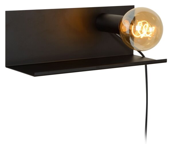 Lucide 06218/01/30 - Aplică perete SEBO 1xE27/40W/230V negru