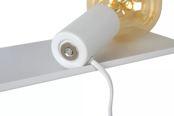 Lucide 06218/01/31 - Aplică perete SEBO 1xE27/40W/230V alb