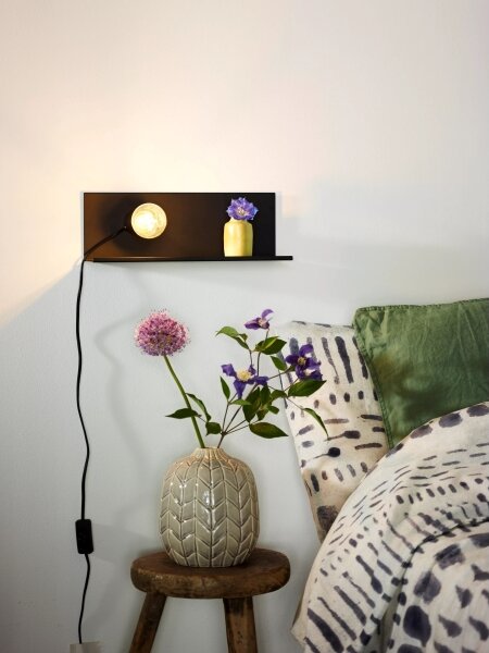Lucide 06218/01/30 - Aplică perete SEBO 1xE27/40W/230V negru