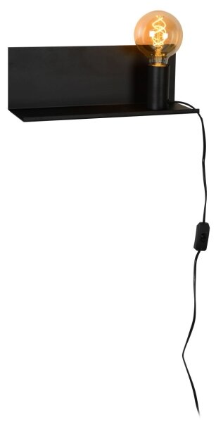 Lucide 06218/01/30 - Aplică perete SEBO 1xE27/40W/230V negru