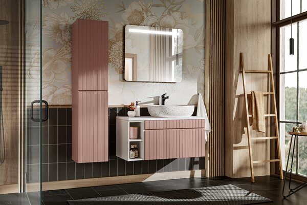 Comad Iconic Rose dulap 60x45.6x46 cm sub chiuveta pe perete ICONIC ROSE 82-60-E-1S