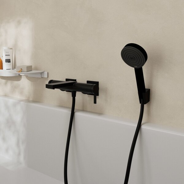 Hansgrohe Tecturis E baterie lavoar stativ negru 73041670