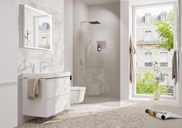 Hansgrohe Tecturis E baterie de duș perete negru 73620670