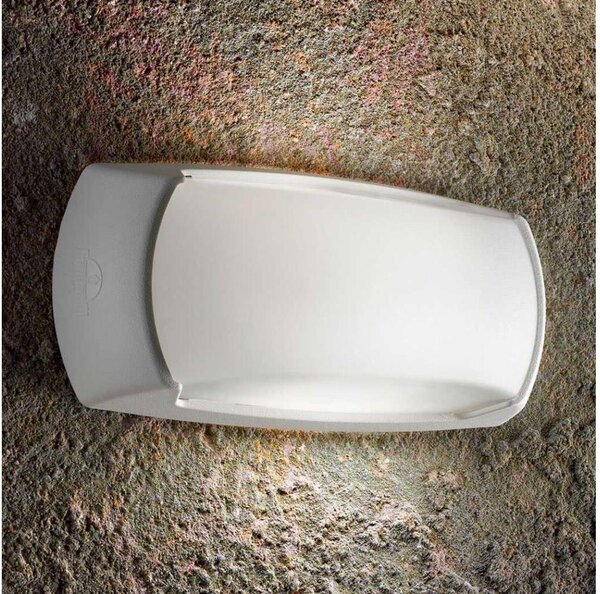 Ideal lux - Aplică perete exterior 1xE27/23W/230V alb IP66