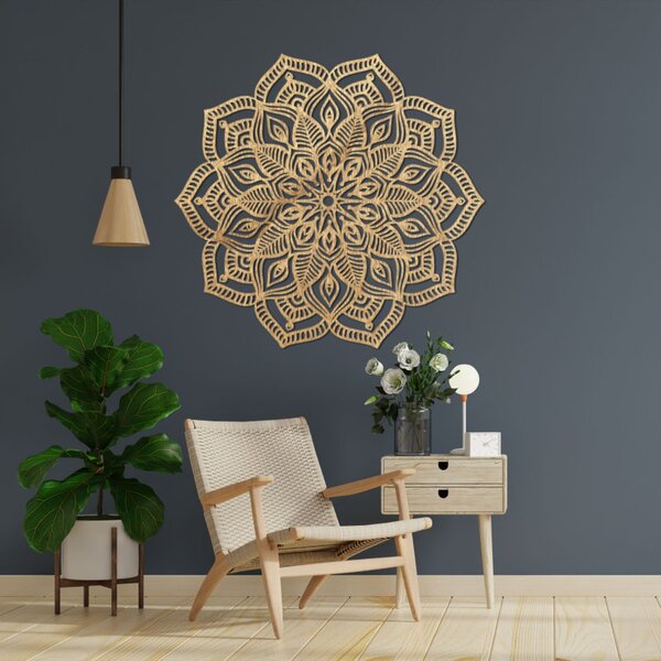 Mandala din lemn pe perete | COUNESS
